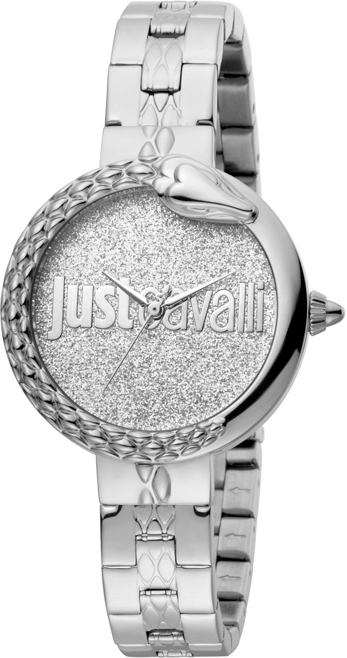 Just Cavalli JC1L097M0115 32 mm Gri Çelik Kordon Analog Kadın Kol Saati