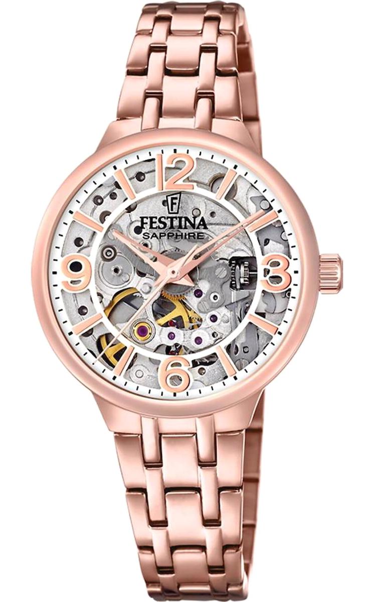 Festina F20616/1 34 mm Pembe Çelik Kordon Analog Kadın Kol Saati