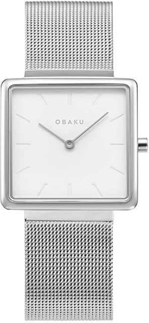 Obaku Denmark V236LXCIMC 28 mm Gri Çelik Kordon Analog Kadın Kol Saati