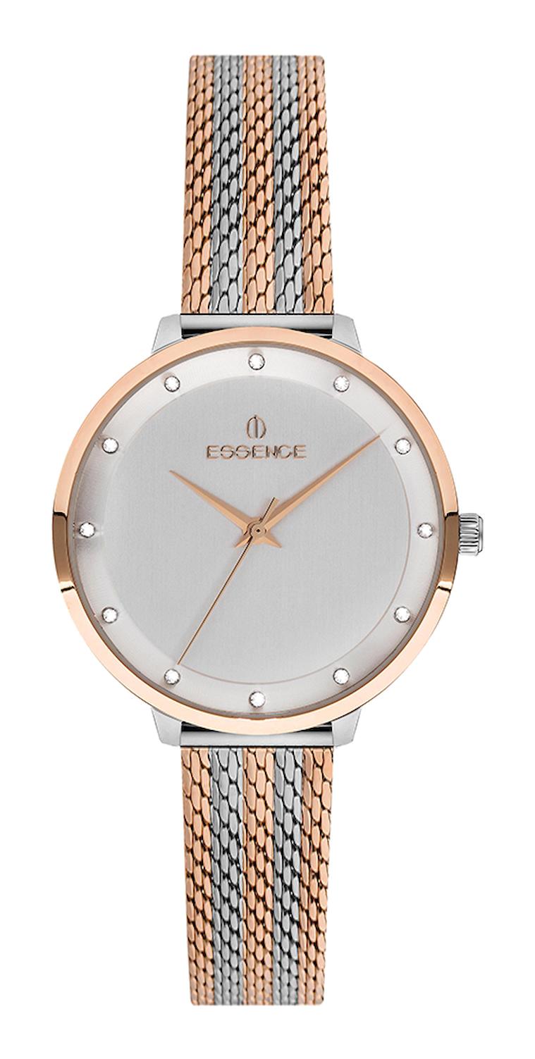 Essence ES6663FE.530 34 mm Altın-Rose Gold Hasır Kordon Analog Kadın Kol Saati