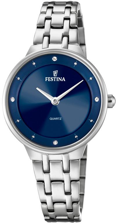 Festina F20600-3 38 mm Gri Çelik Kordon Analog Kadın Kol Saati