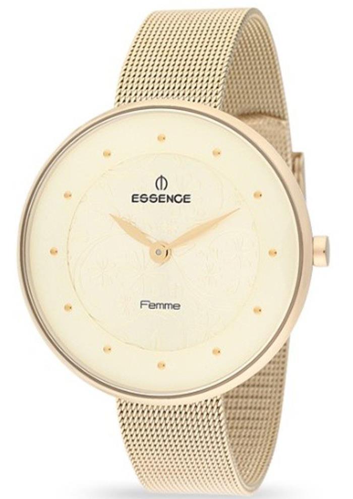 Essence D896.110HSR 38 mm Altın Çelik Kordon Analog Kadın Kol Saati