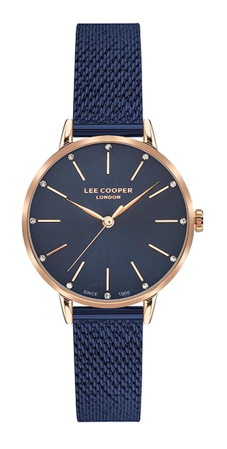 Lee Cooper LC07473.490 40 mm Lacivert Metal Kordon Analog Kadın Kol Saati