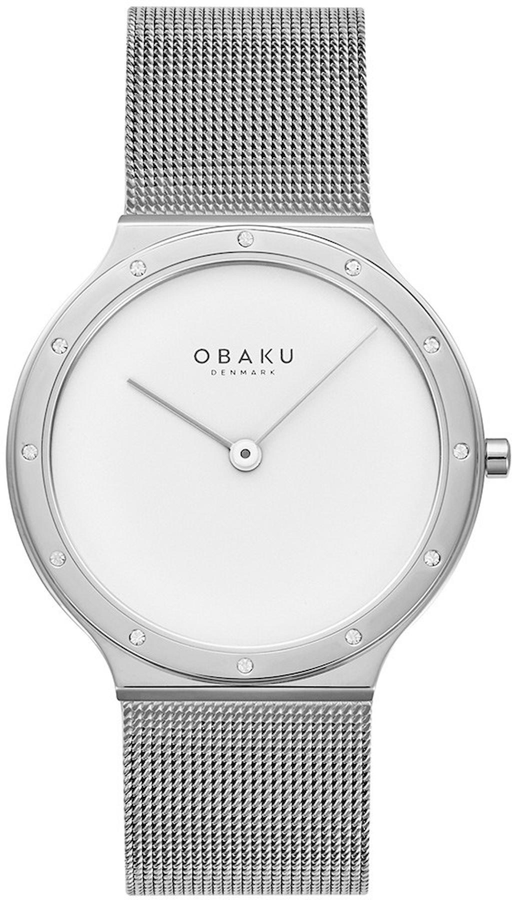 Obaku Denmark V285LECWMC 33 mm Gri Çelik Kordon Analog Kadın Kol Saati