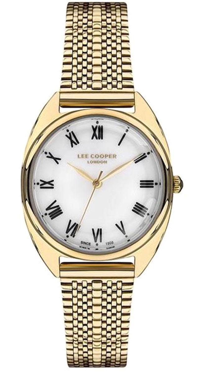 Lee Cooper LC07234.130 40 mm Altın Çelik Kordon Analog Kadın Kol Saati