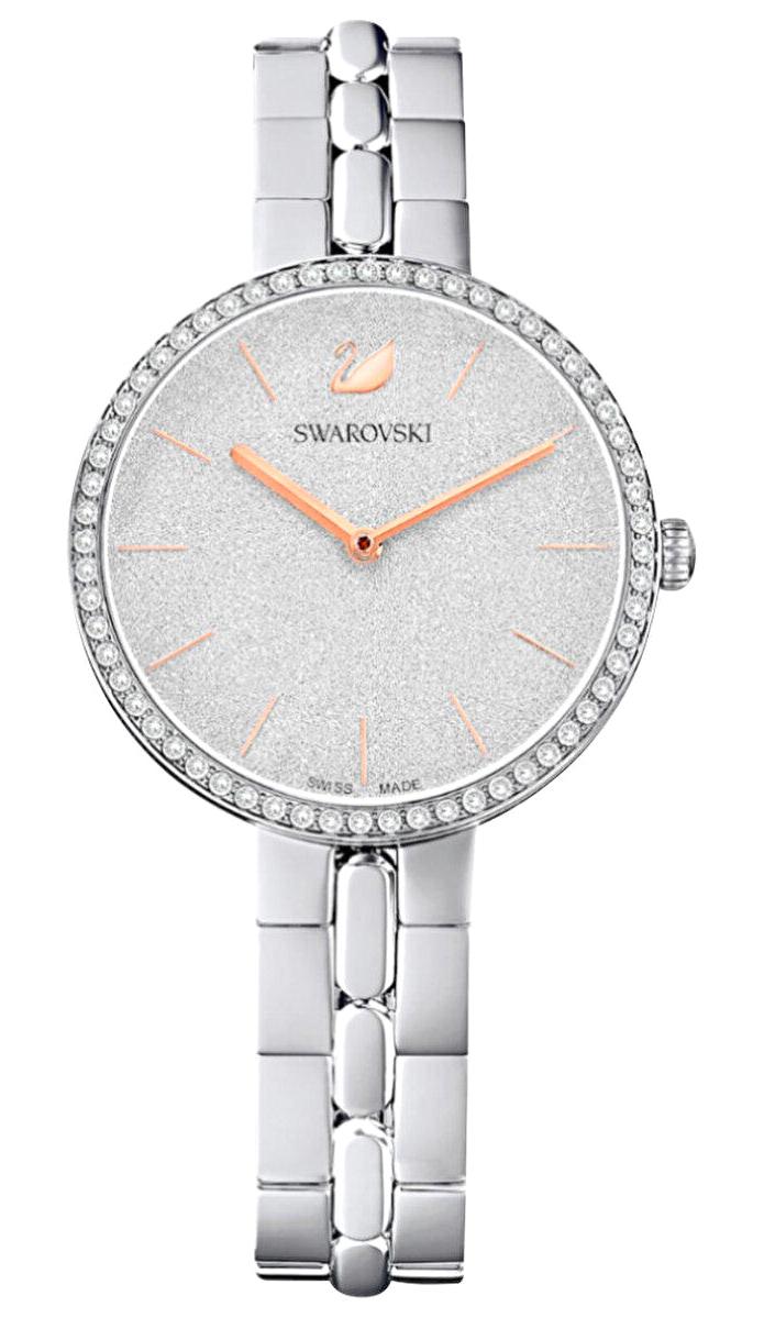 Swarovski SWR5517807 32 mm Gri Çelik Kordon Analog Kadın Kol Saati