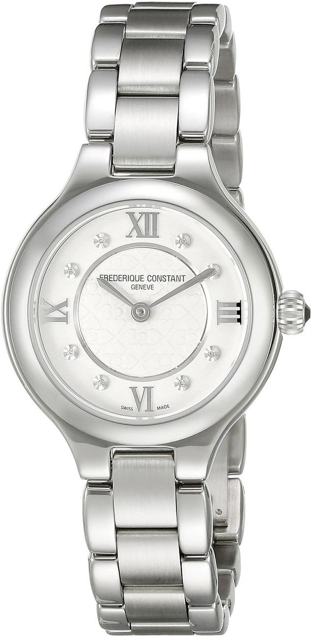 Frederique Constant FC200WHD1ER36B 32 mm Gri Çelik Kordon Analog Kadın Kol Saati