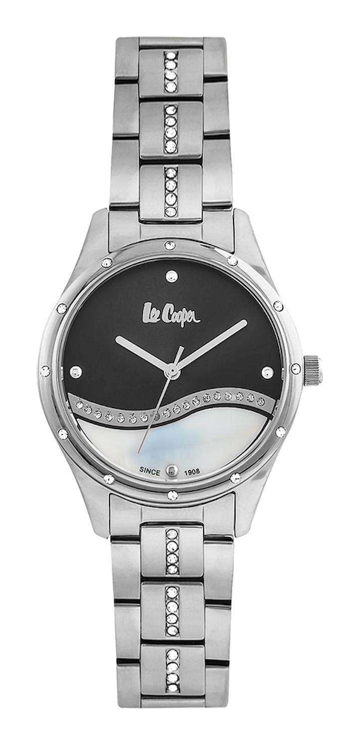 Lee Cooper LC06639.350 40 mm Gri Plastik Kordon Analog Kadın Kol Saati