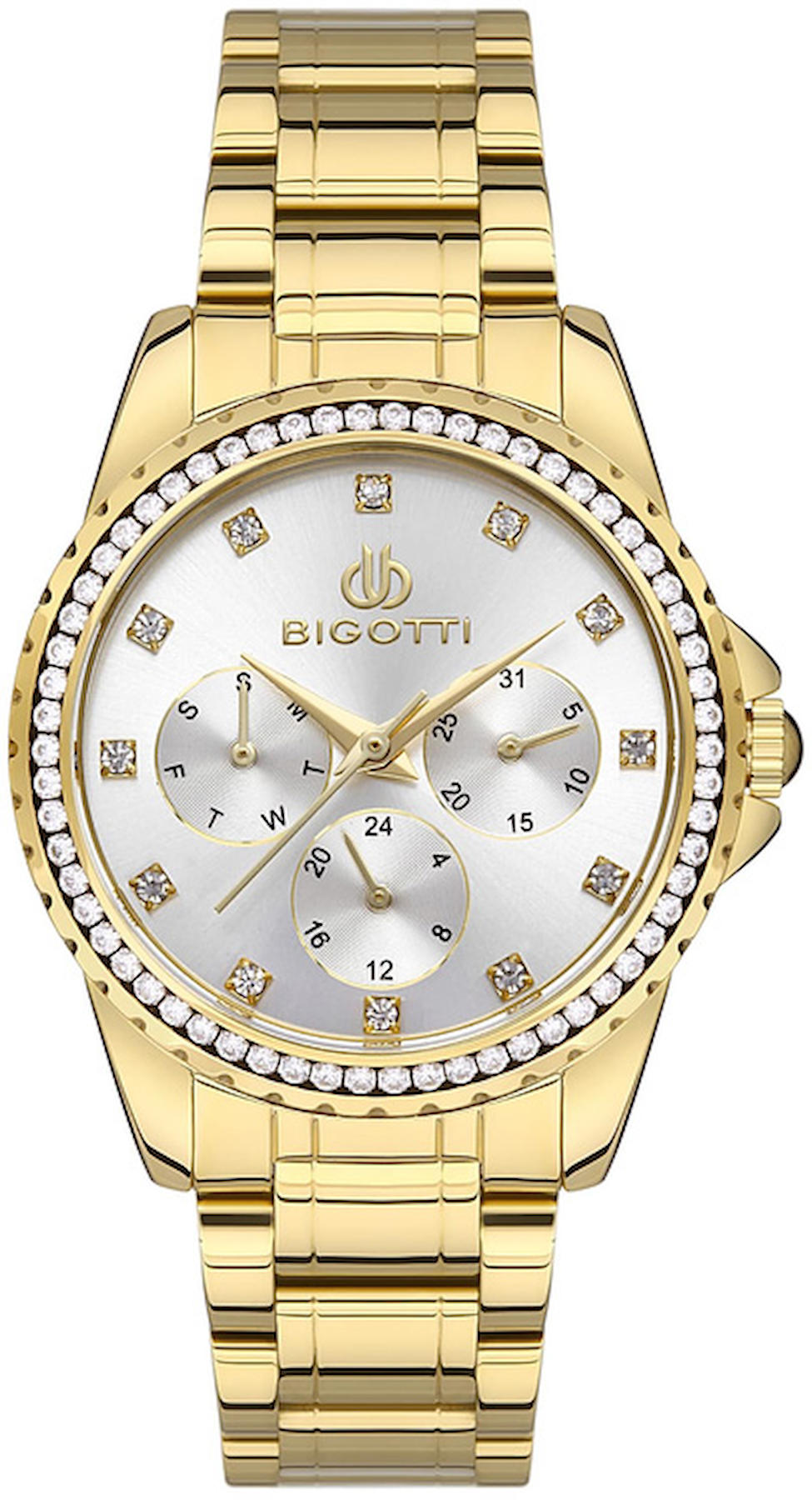 Bigotti BG.1.10453.3 36 mm Altın Çelik Kordon Analog Kadın Kol Saati