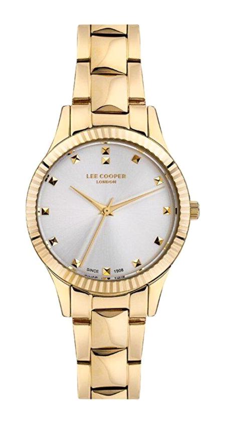 Lee Cooper LC07059.130 40 mm Altın Metal Kordon Analog Kadın Kol Saati