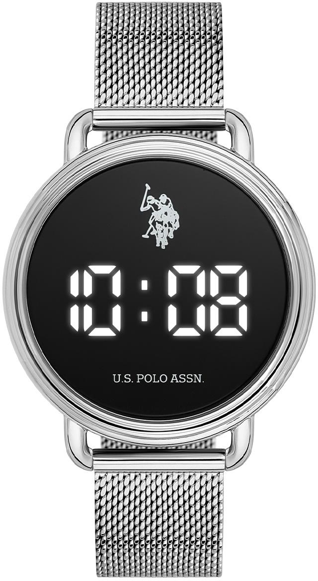 U.S. Polo Assn USPA2051-01 38 mm Gri Metal Kordon Dijital Kadın Kol Saati