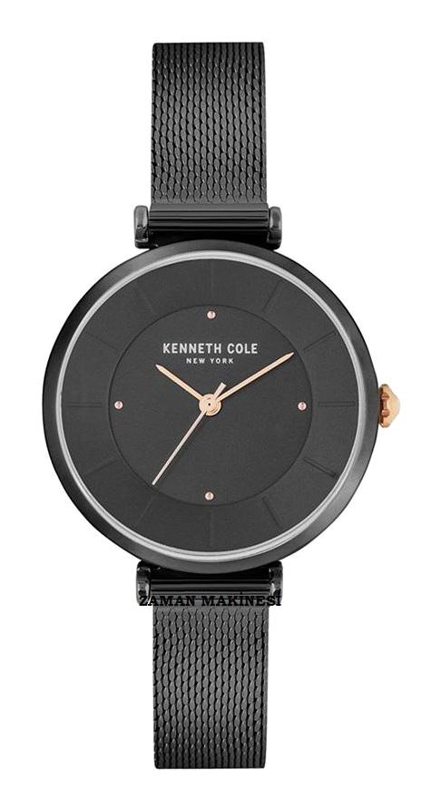 Kenneth Cole KC50754003 35 mm Siyah Çelik Kordon Analog Kadın Kol Saati