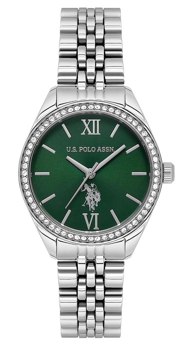 U.S. Polo Assn USPA2085-04 30 mm Gri Çelik Kordon Analog Kadın Kol Saati