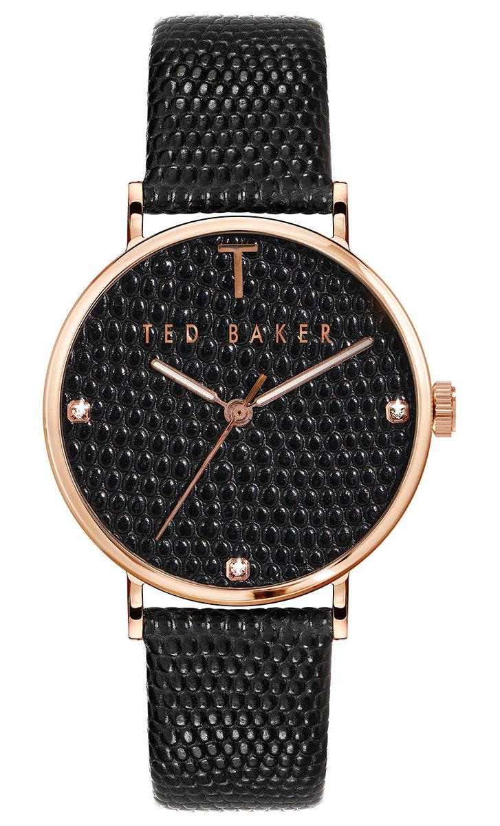 Ted Baker TBBKPPHS132 37 mm Siyah Deri Kordon Analog Kadın Kol Saati