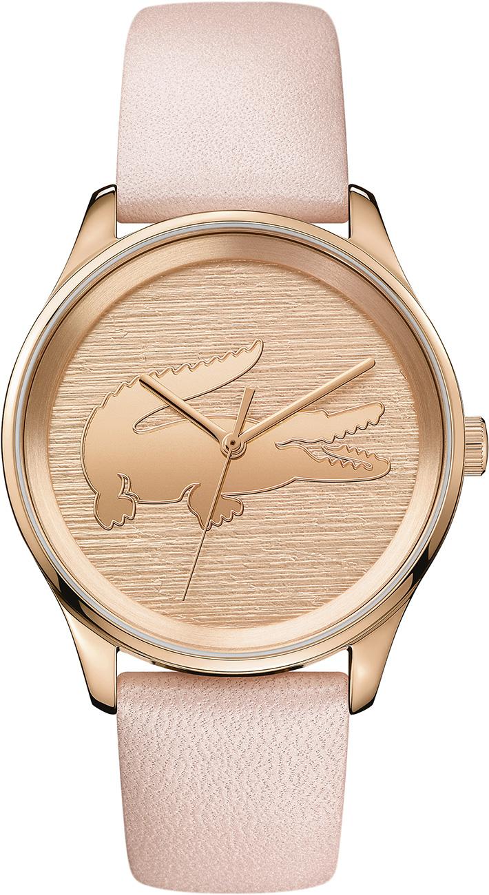 Lacoste LAC2000997 38 mm Pembe Deri Kordon Analog Kadın Kol Saati