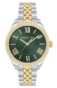 Cerruti 1881 CIWLH2229606 36 mm Altın-Gri Çelik Kordon Analog Kadın Kol Saati