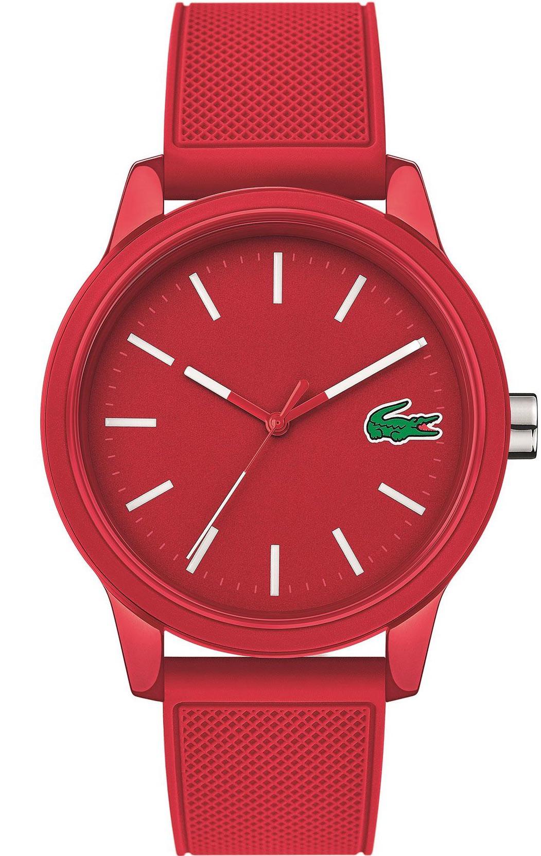 Lacoste LAC2010988 42 mm Kırmızı Silikon Kordon Analog Kadın Kol Saati