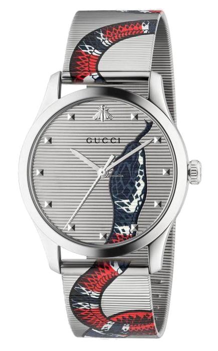 Gucci YA1264123 38 mm Gri Çelik Kordon Analog Kadın Kol Saati