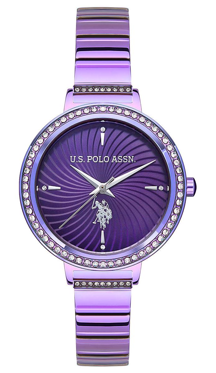 U.S. Polo Assn USPA2055-05 34 mm Mor Çelik Kordon Analog Kadın Kol Saati