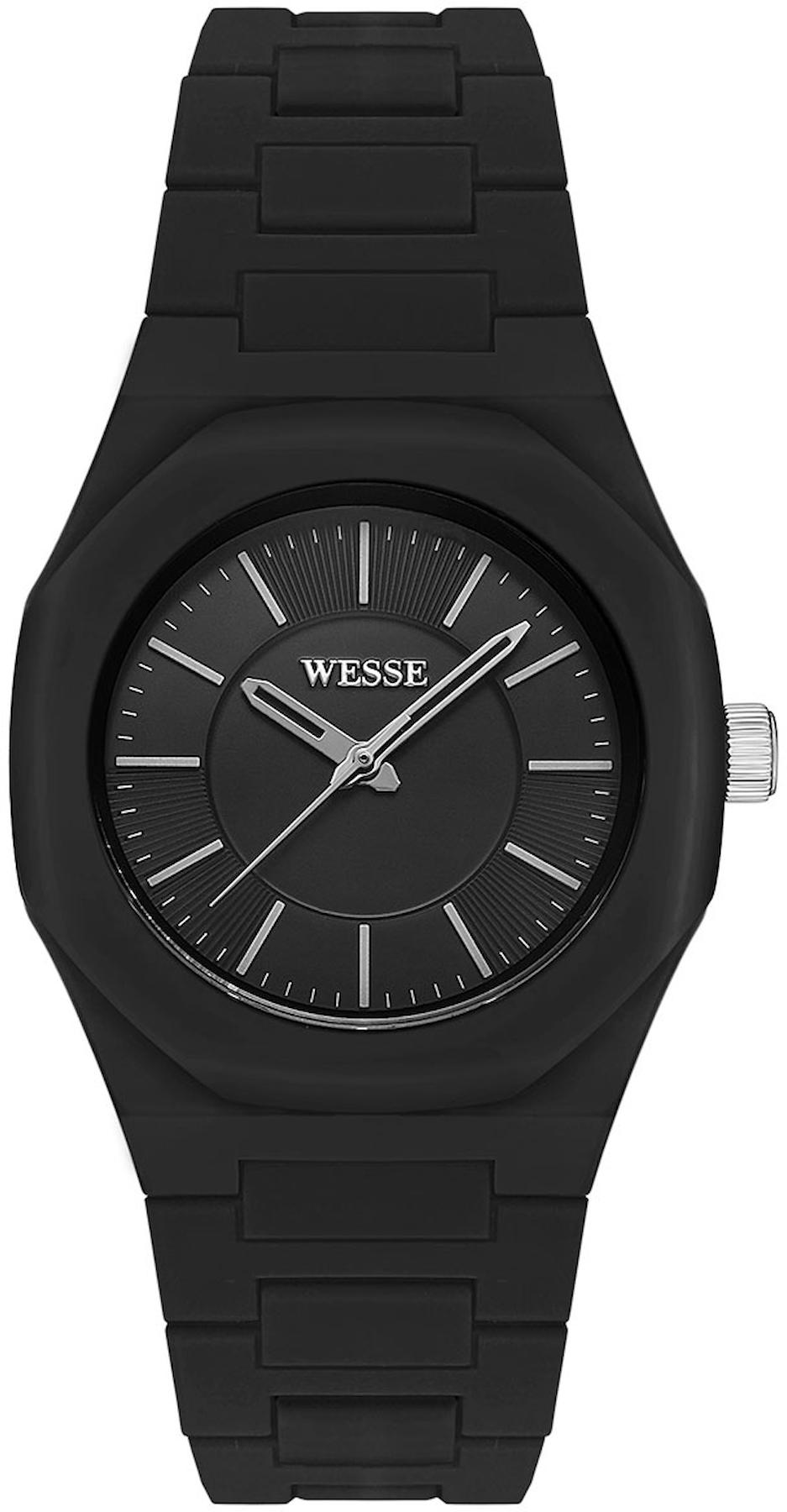 Wesse WWL111701 36 mm Siyah Plastik Kordon Analog Kadın Kol Saati