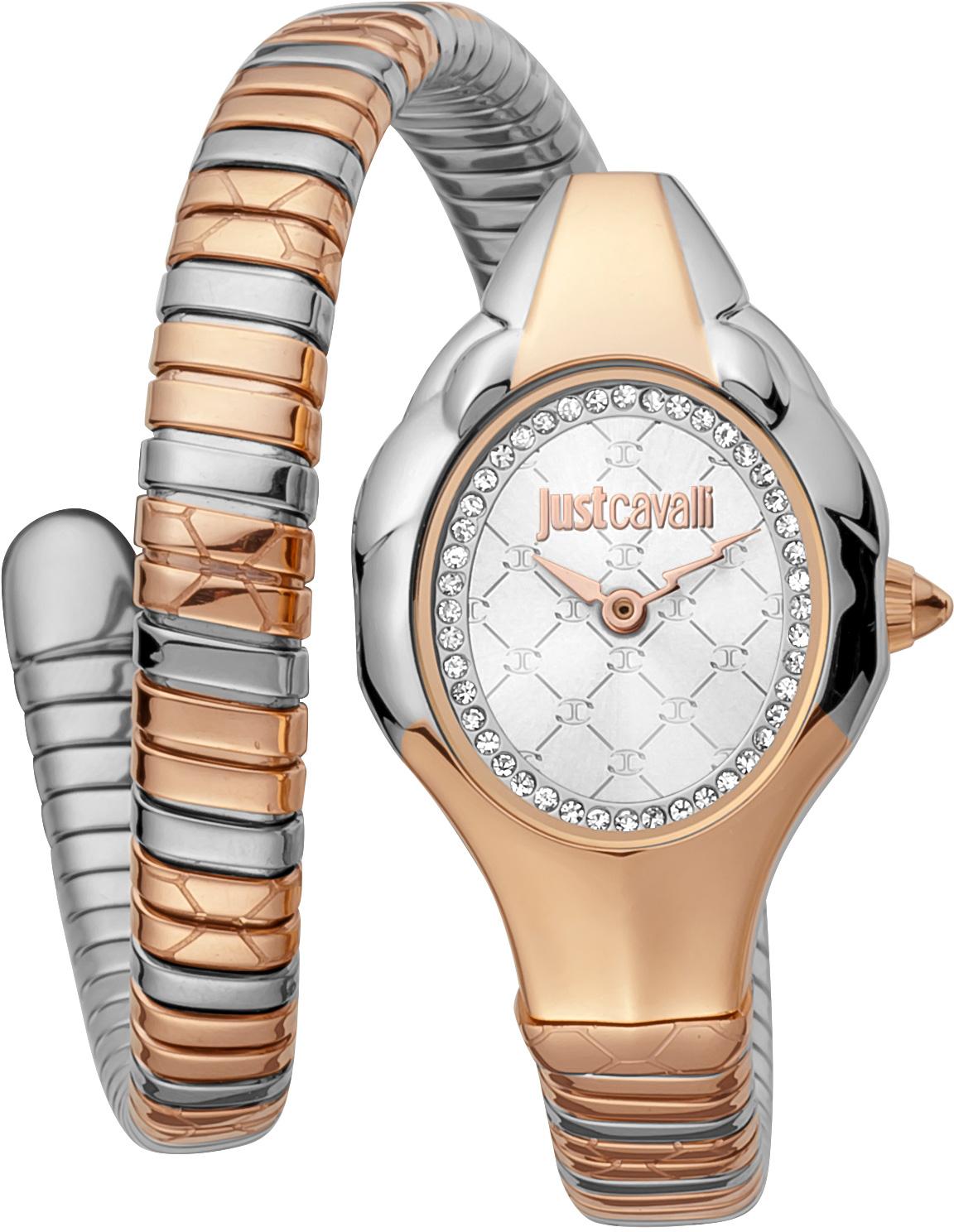 Just Cavalli JC1L186M0065 22 mm Gri-Rose Gold Çelik Kordon Analog Kadın Kol Saati