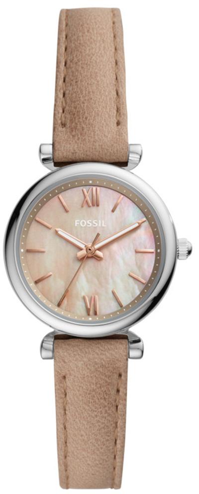 Fossil FES4530 28 mm Pembe Deri Kordon Analog Kadın Kol Saati