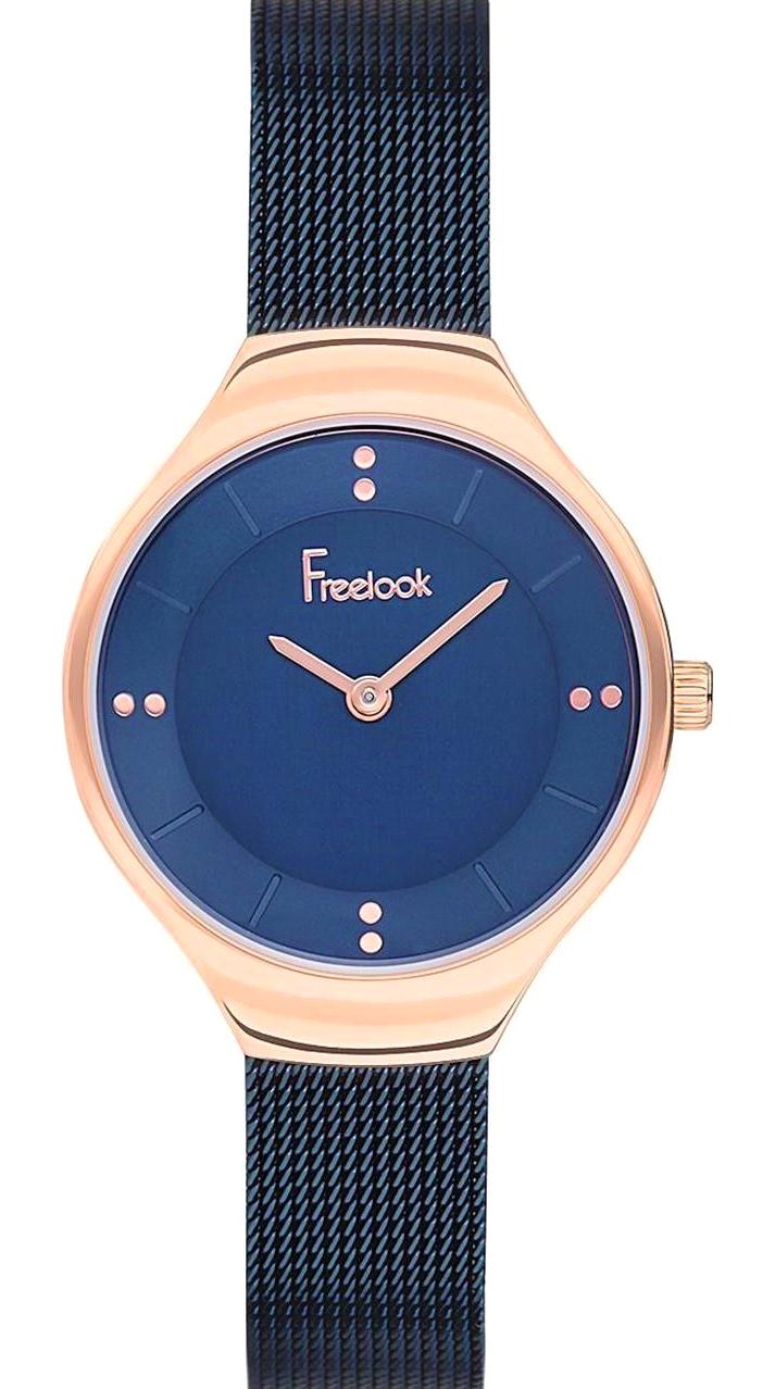 Freelook F.7.1008.02 35 mm Lacivert Çelik Kordon Analog Kadın Kol Saati