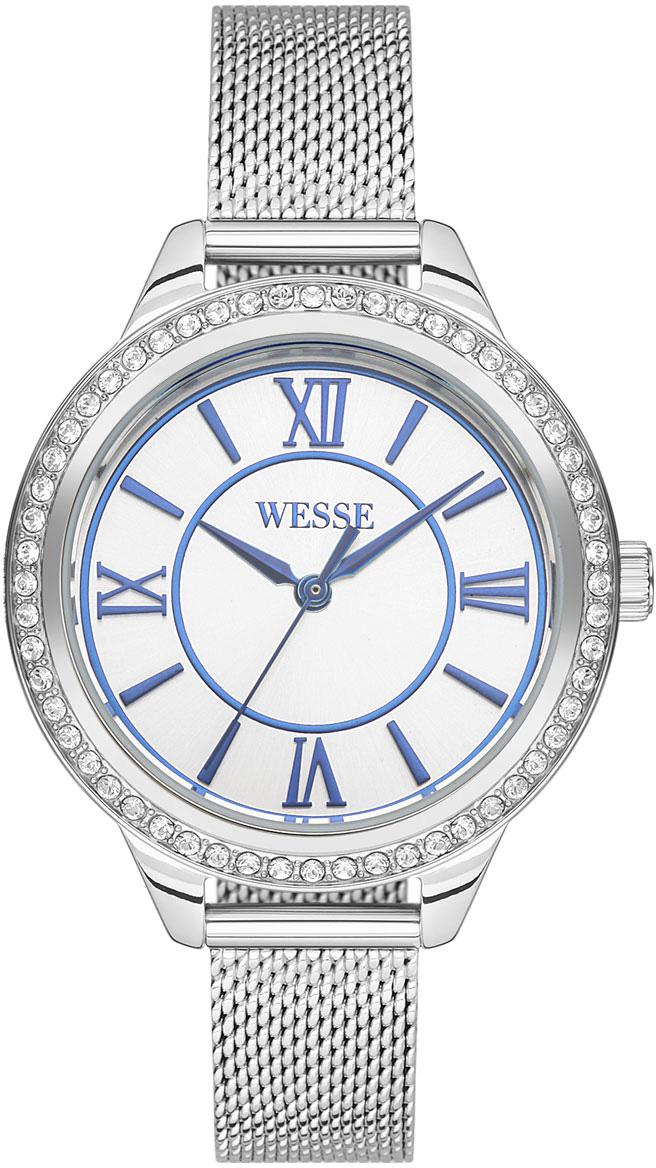 Wesse WWL5007-02M 34 mm Gri Çelik Kordon Analog Kadın Kol Saati