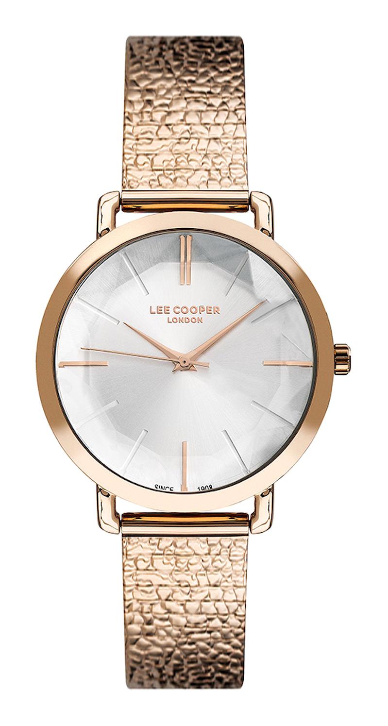 Lee Cooper LC07239.430 40 mm Rose Gold Metal Kordon Analog Kadın Kol Saati