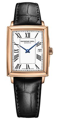 Raymond Weil RW5925PC500300 Takvimli 34 mm Siyah Deri Kordon Analog Kadın Kol Saati