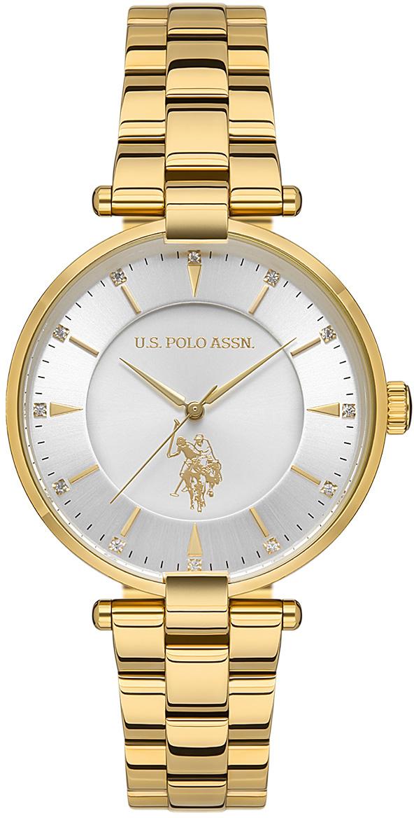 U.S. Polo Assn USPA2048-04 35 mm Altın Çelik Kordon Analog Kadın Kol Saati