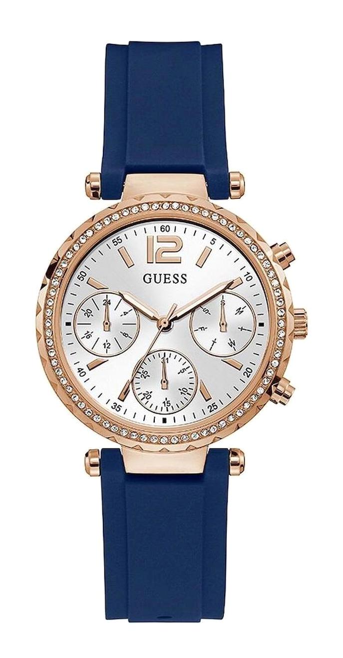 Guess GUGW0113L3 Takvimli 38 mm Mavi Çelik Kordon Analog Kadın Kol Saati