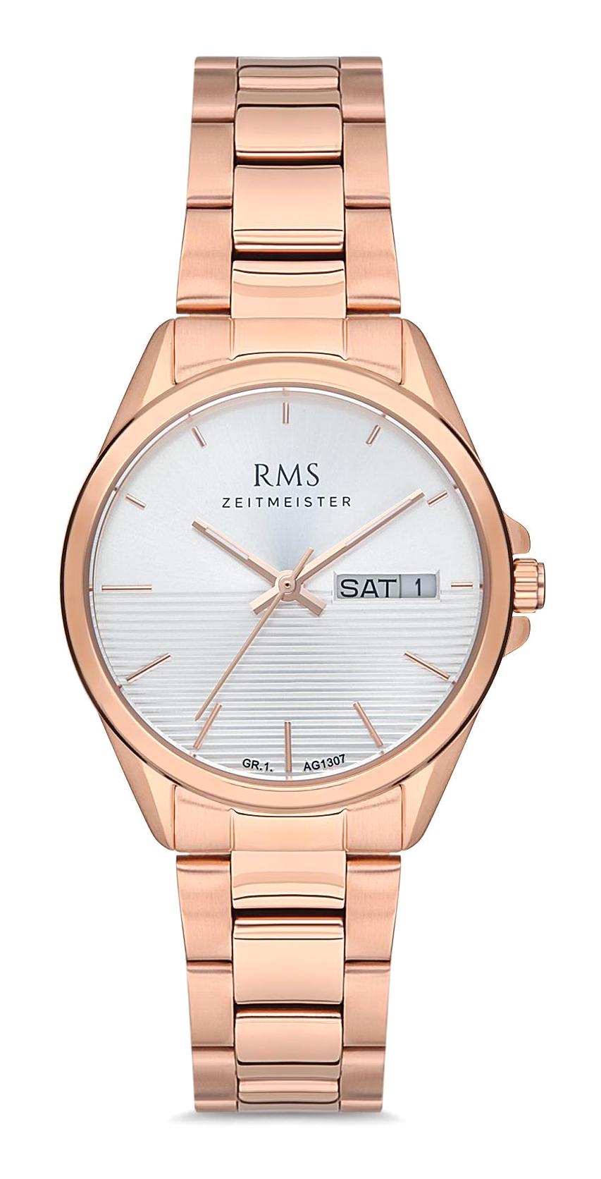 Grand Romanson GR.1.AG1307.12 Takvimli 36 mm Rose Gold Çelik Kordon Analog Kadın Kol Saati