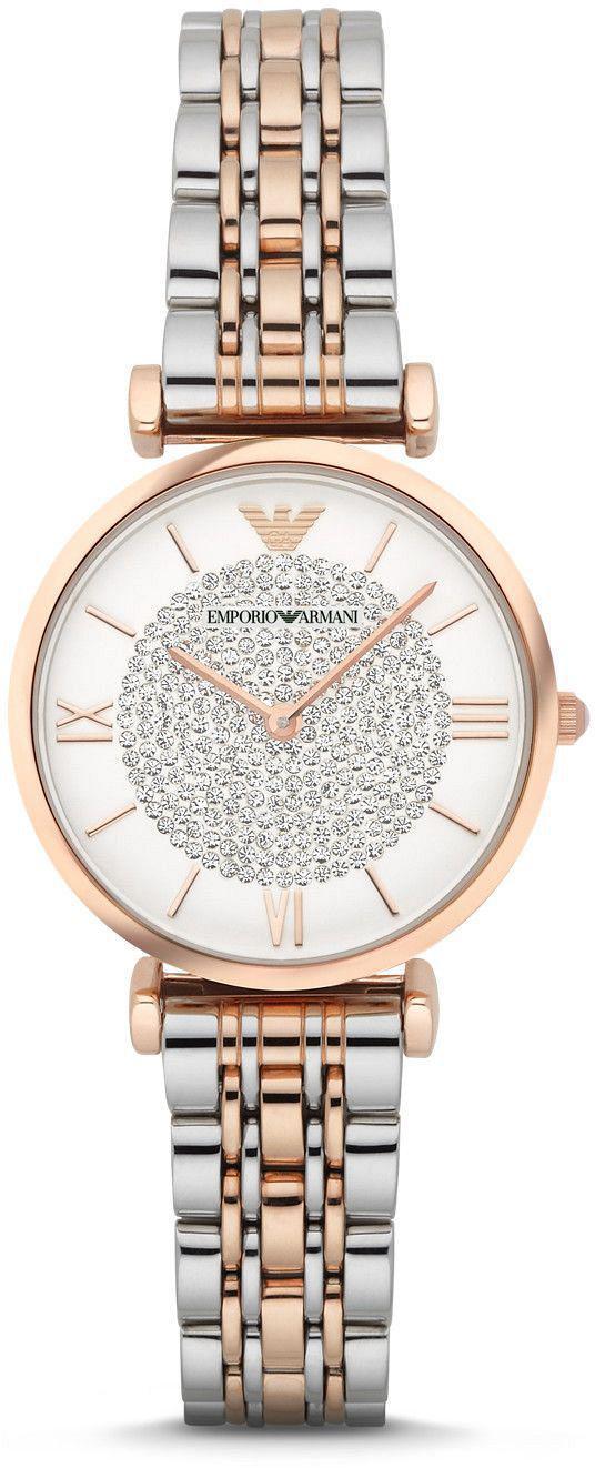 Emporio Armani AR1926 32 mm Gri-Rose Gold Çelik Kordon Analog Kadın Kol Saati