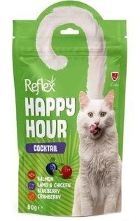 Reflex Happy Hour Kokteyl Somonlu Kuru Kedi Maması 60 gr