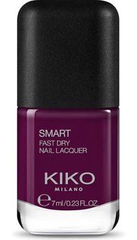 Kiko Milano Smart Fast Dry Dark Wine 16 Mor Parlak Oje