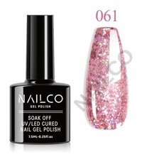 NailCo NC061 Pembe Işıltılı Kalıcı Simli Oje