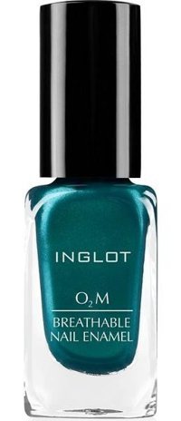 Inglot O2M Breathable Nail Enamel 644 Yeşil Sedefli Simli Oje