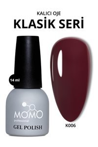 Momo K006 Mürdüm Parlak Kalıcı Oje