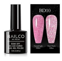 NailCo Disko Reflective NC082 Pembe Işıltılı Kalıcı Simli Oje