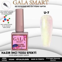 Gala Smart Unicorn U7 Yeşil Sedefli Kalıcı Simli Oje