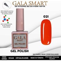 Gala Smart Klasik Seri 21 Turuncu Parlak Kalıcı Oje