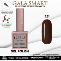 Gala Smart Klasik Seri 231 Kahverengi Parlak Kalıcı Oje