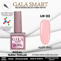 Gala Smart Natural LN22 Pembe Parlak Kalıcı Simli Oje