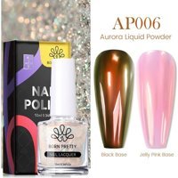 Born Pretty Nail Lacquer AP006 Çok Renkli Işıltılı Kalıcı Oje