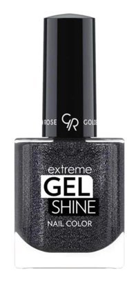 Golden Rose Extreme Gel Shine 30 Siyah Işıltılı Simli Jel Oje