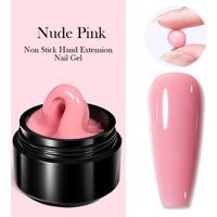 Born Pretty Non Stick Hand Extension NSG-05 Nude - Pembe Parlak Kalıcı Jel Oje