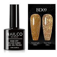 NailCo Disko Reflective NC089 Kahverengi Işıltılı Kalıcı Simli Oje