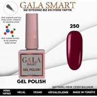 Gala Smart Klasik Seri 250 Bordo Parlak Kalıcı Oje