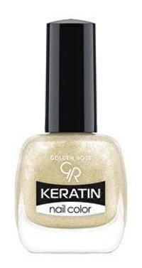 Golden Rose Keratin Nail Color 50 Krem Işıltılı Simli Oje